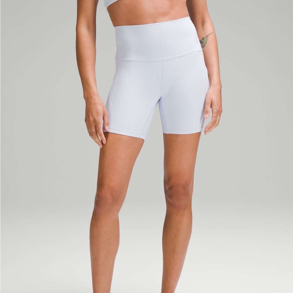 Lululemon Align High-Rise Short 6" with pockets Blissful Blue size 4 ***read***